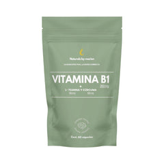 Vitamina B1 + L Teanina y Cúrcuma Cápsulas (60 cápsulas)